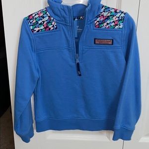Girls pullover half zip
